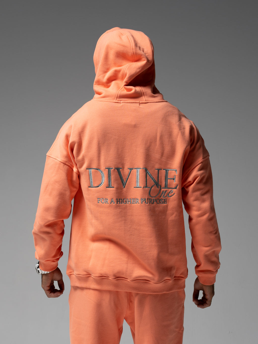 Streetwise Hoodie Salmon Orange