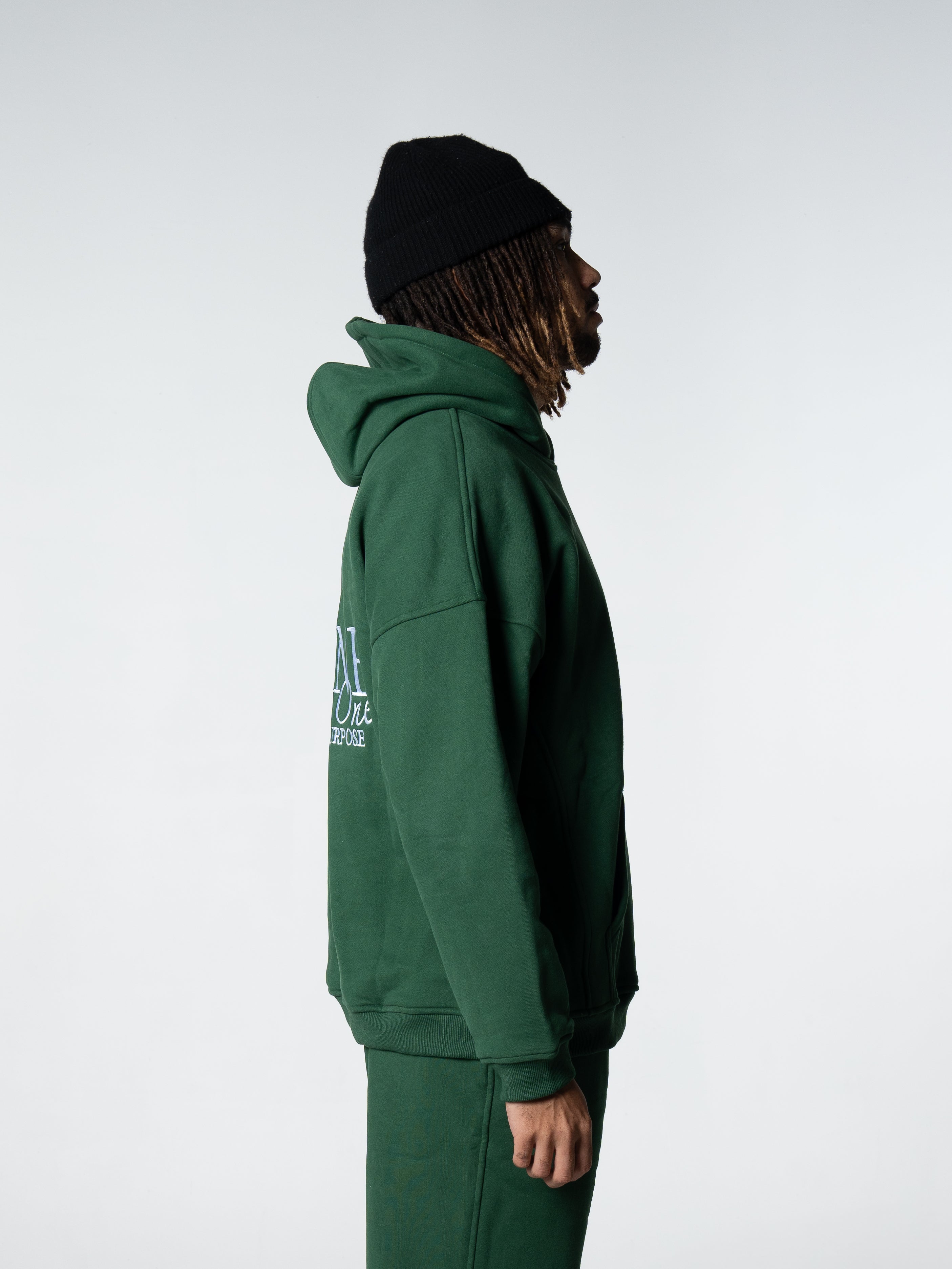 Streetwise Hoodie Forest Green