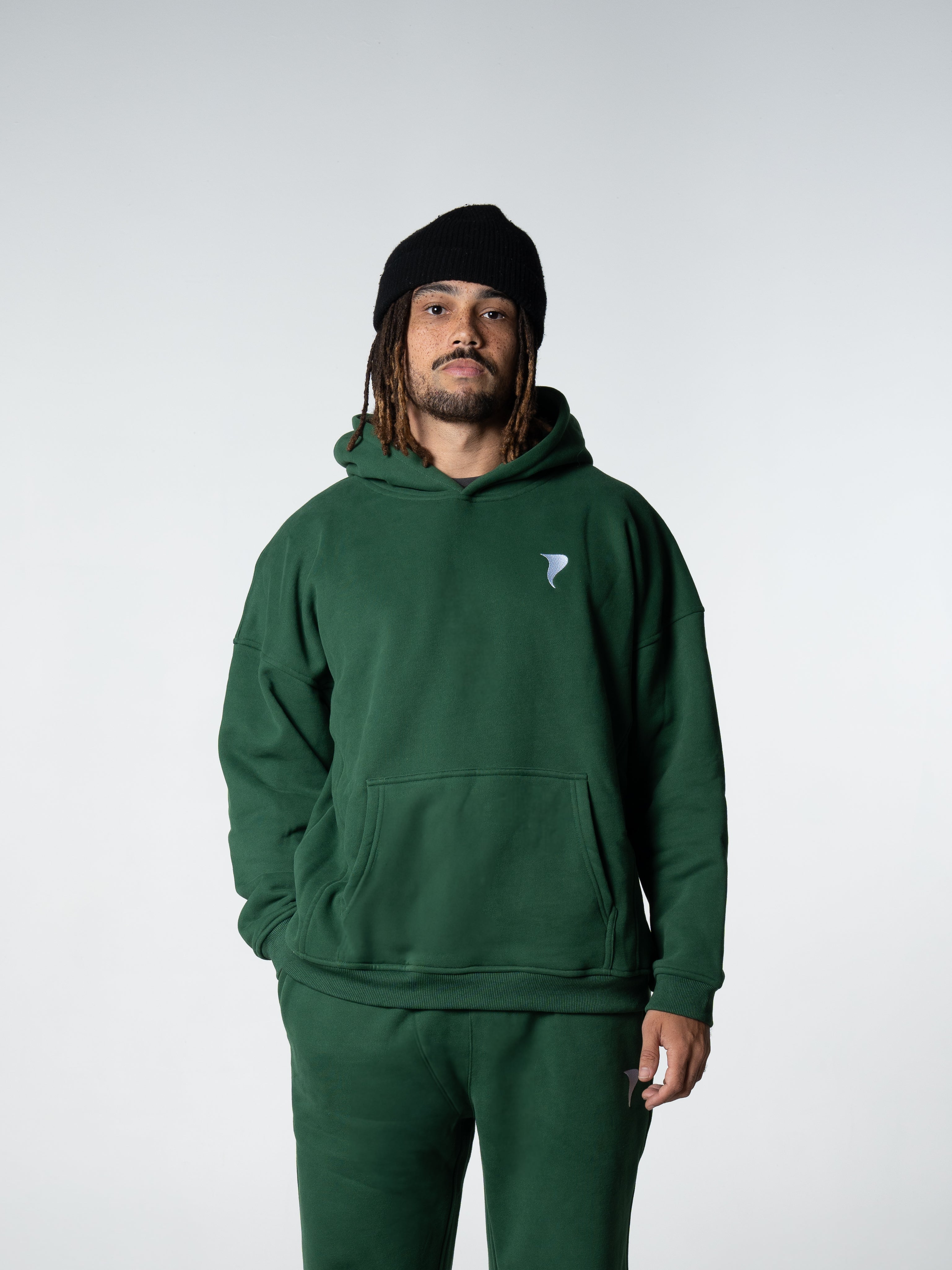 Streetwise Hoodie Forest Green